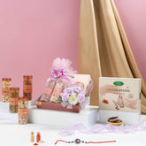 रक्षा बंधन के लिए प्रीमियम गिफ्ट हैम्पर्स, 800 ग्राम कुल सामग्री