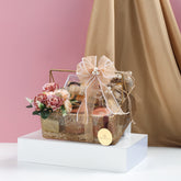 प्रीमियम गिफ्ट हैम्पर, 1025 ग्राम कुल सामग्री