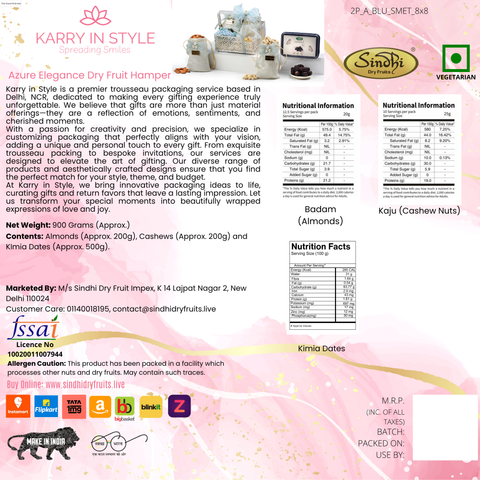 Premium Gift Hamper, 900g Net Contents Premium Gift Hamper, 900g Net Contents