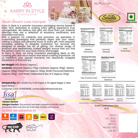 Premium Gift Hamper, 900g Net Contents Premium Gift Hamper, 900g Net Contents
