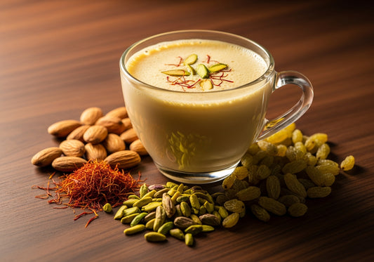 badam milk recipe dry fruits — Sindhi Dry Fruits