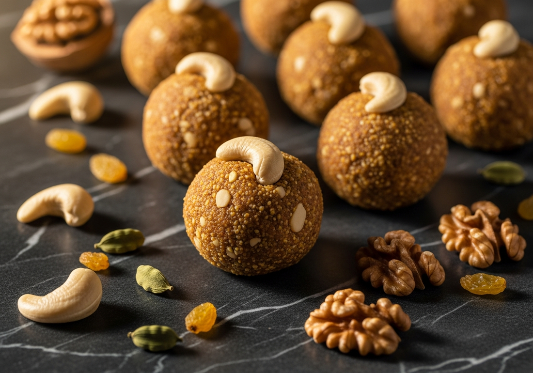 cashew walnut ladoo recipe — Sindhi Dry Fruits