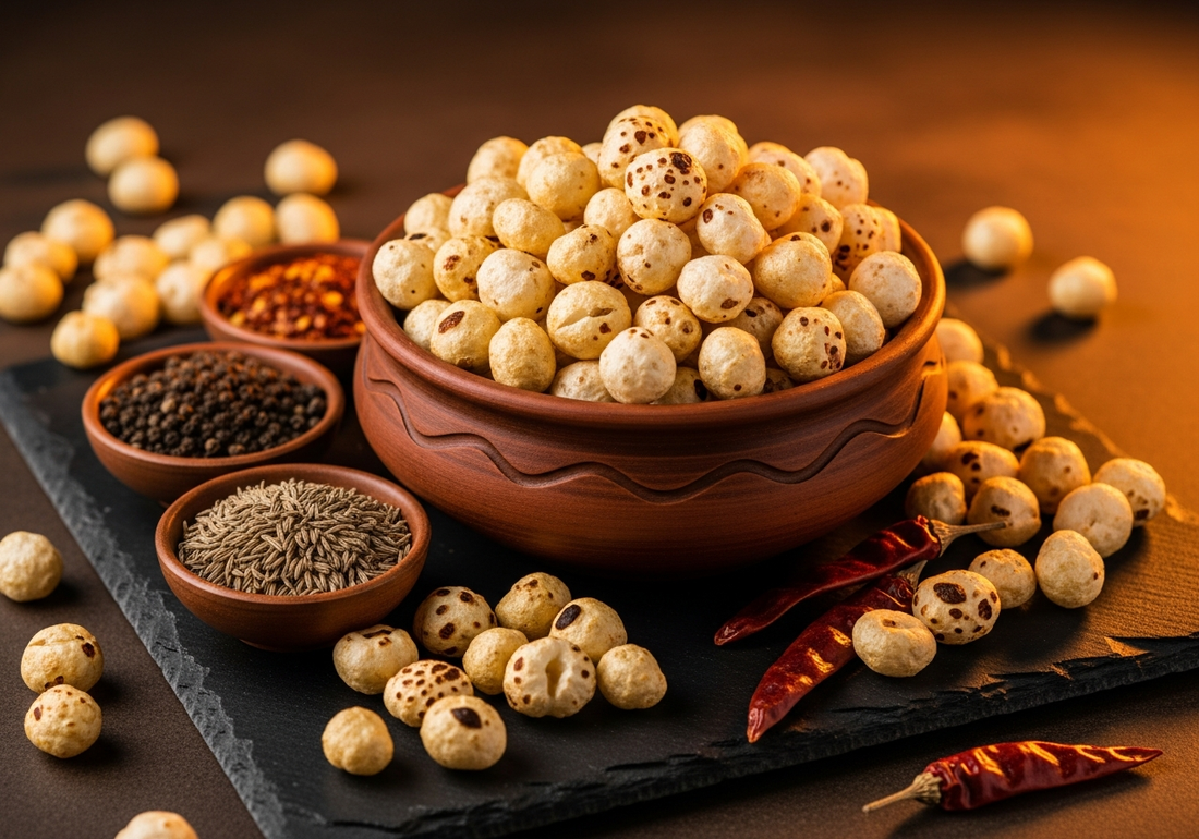 roasted makhana recipe — Sindhi Dry Fruits