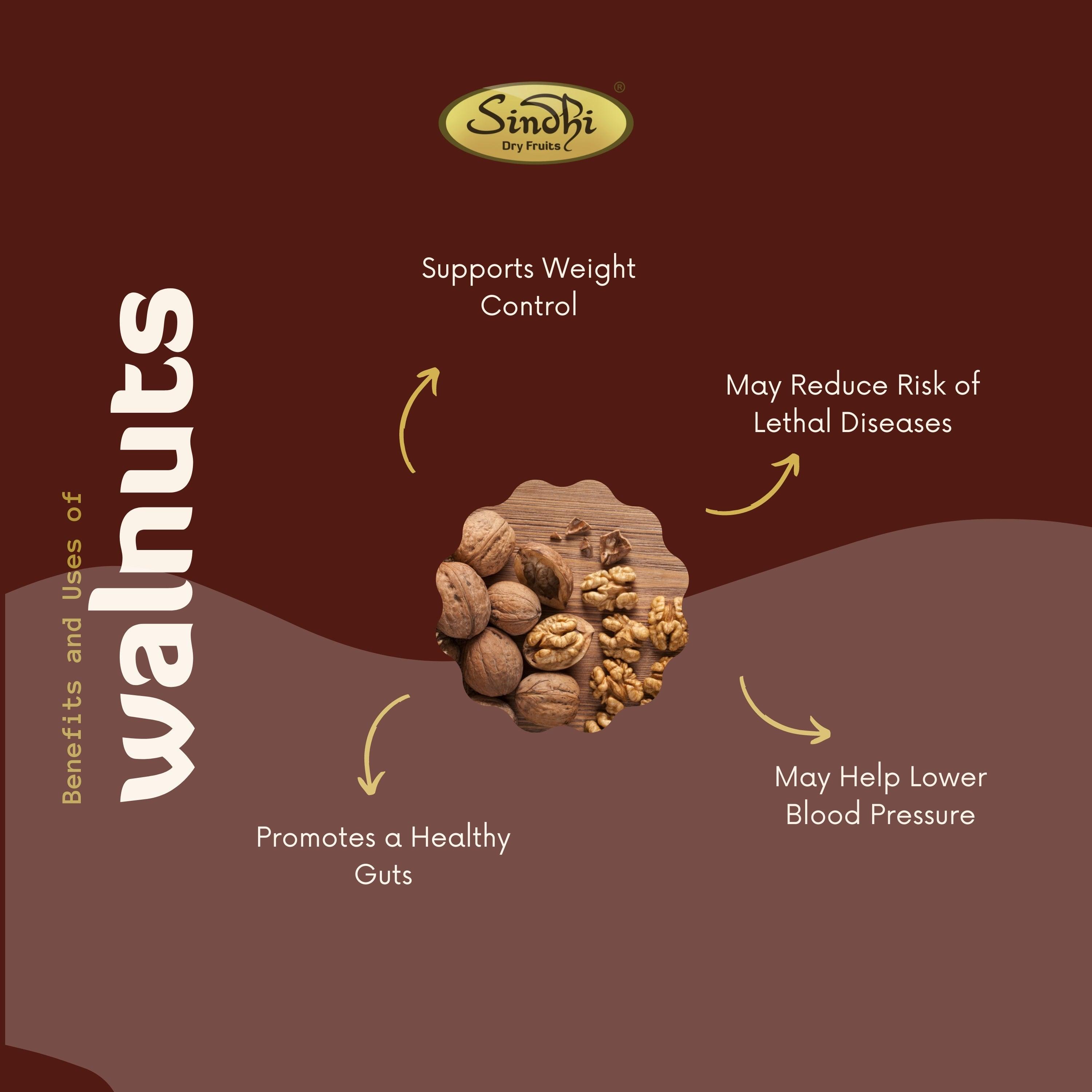 Walnuts Whole, Akhrot Saboot, Premium Pack