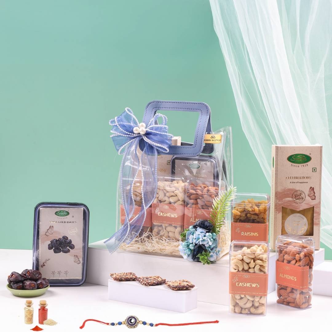 The Blue Grace Hamper, 1.09 Kg Net Contents