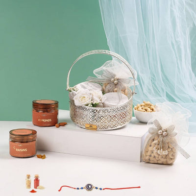 Pearl Luxe Dry Fruit Hamper, 640g Net Contents