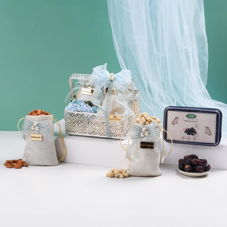 Azure Elegance Dry Fruit Hamper, 1 Kg Net Contents