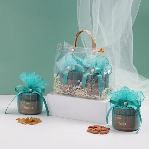 Ocean Pearl Dry Fruit Tote, 440g Net Contents