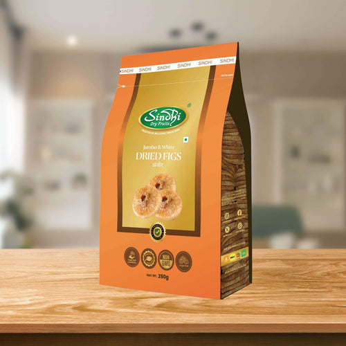Premium anjeer 250g pack – soft jumbo dried figs, naturally sweet