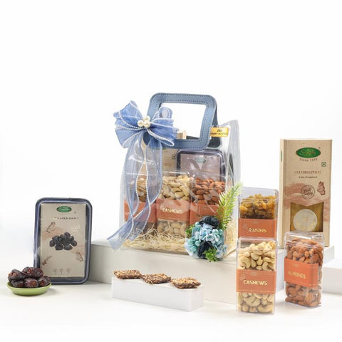 The Blue Grace Hamper, 1.09 Kg Net Contents