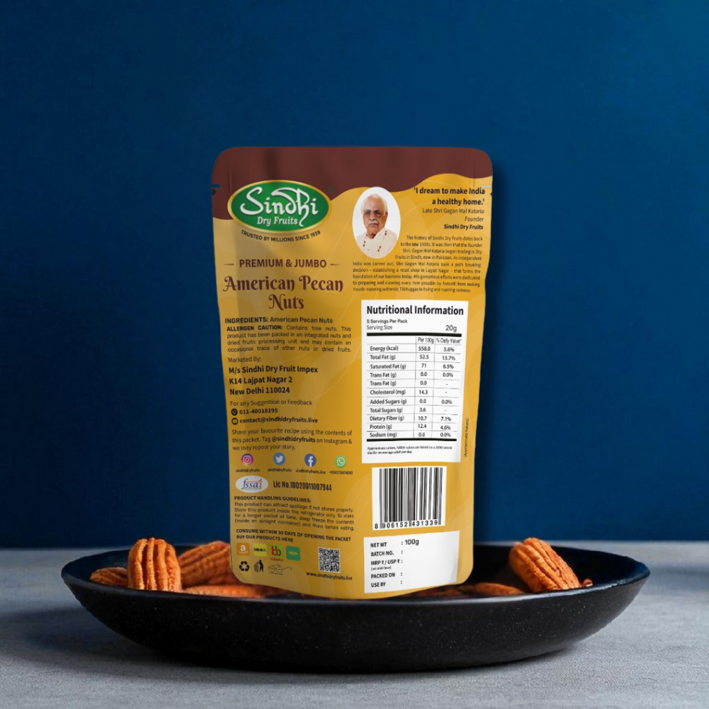 Premium Pecan Nuts – Shell-Free, Buttery & Crisp, Rich in Healthy Fats