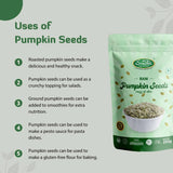 Pumpkin Seeds, Raw & Natural, 250g