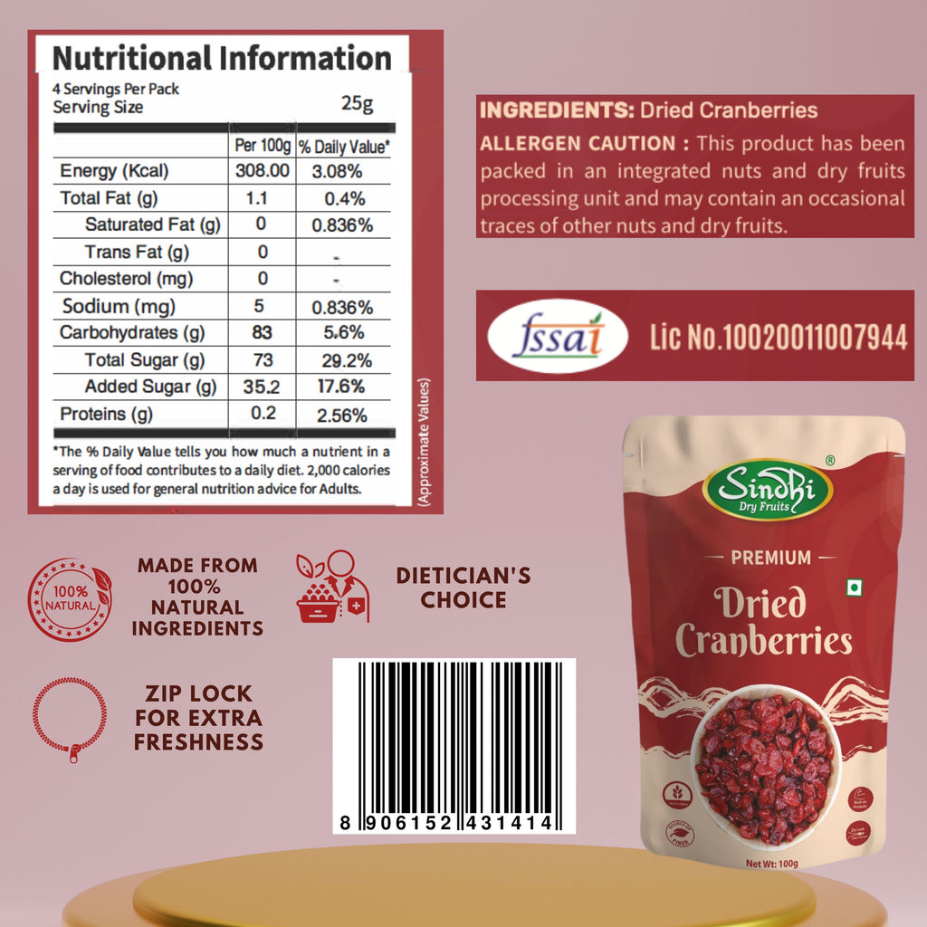 Premium Trail Mix Energy Pack – Roasted Badam, Cranberries & Nuts, Superfood Trio, 850g