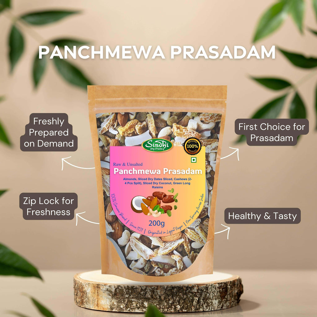 Premium Panchmewa – Sacred Mixed Nuts Blend for Prasad, Traditional Recipe