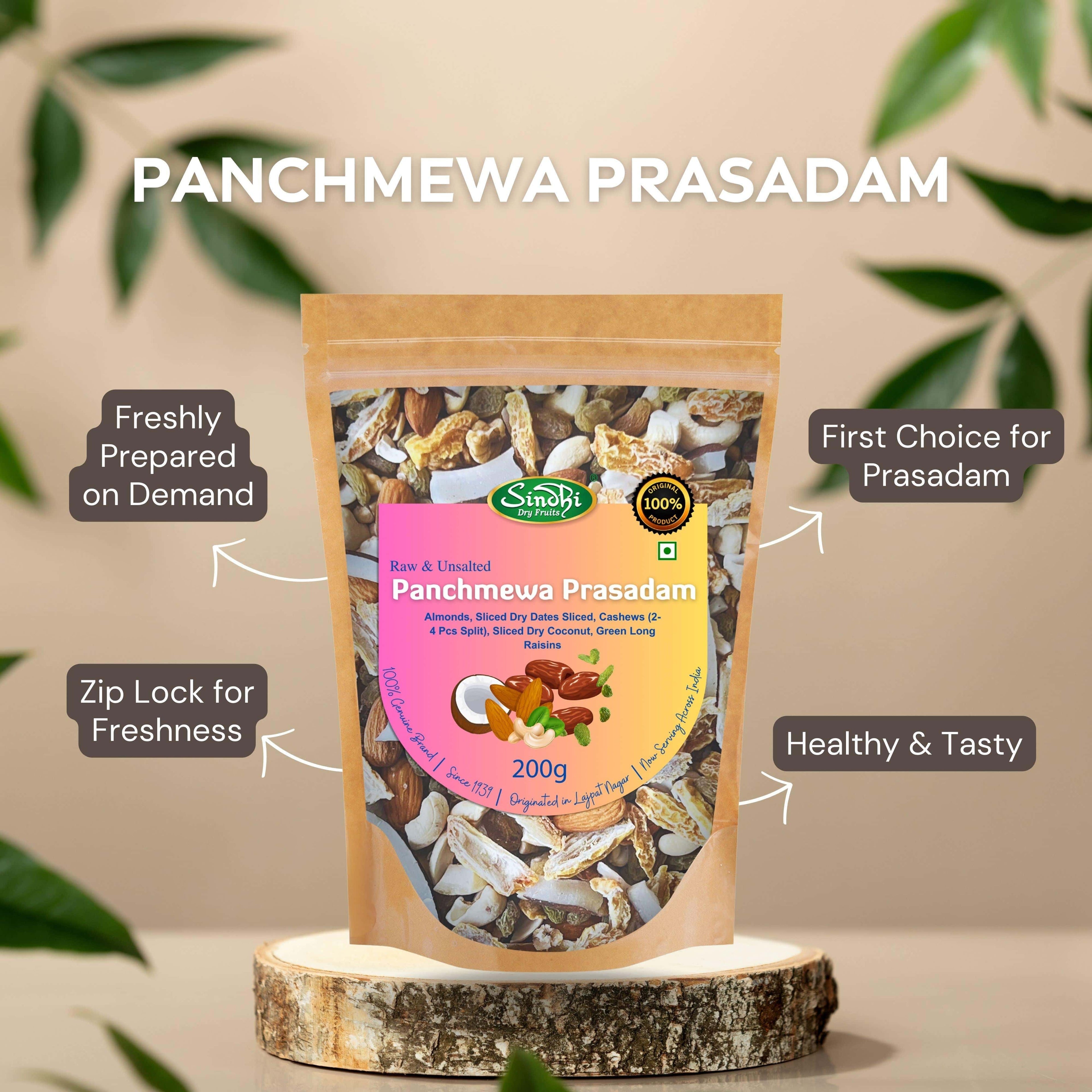 Premium Panchmewa – Sacred Mixed Nuts Blend for Prasad, Traditional Recipe