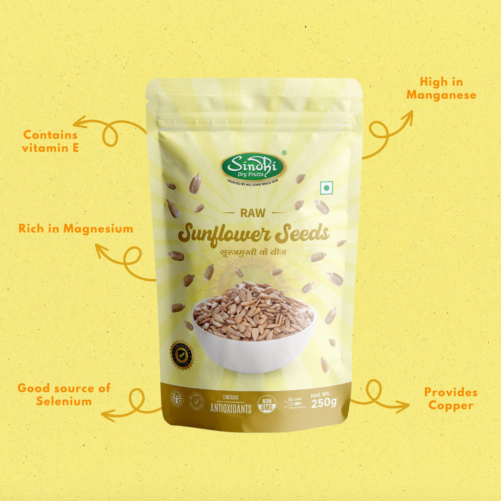 Premium Sunflower Seeds – Raw Natural Surajmukhi Beej, High in Vitamin E