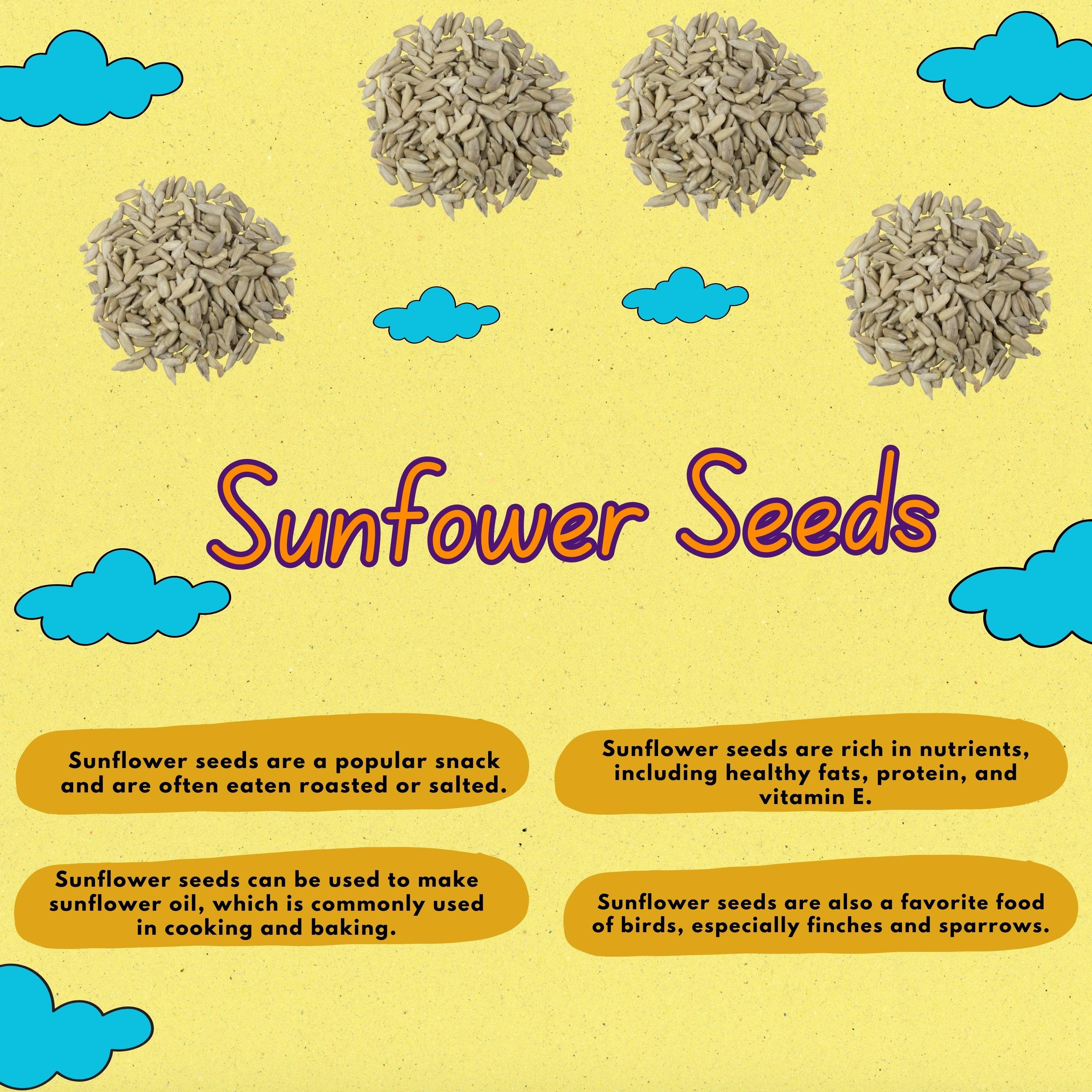 Premium Sunflower Seeds – Raw Natural Surajmukhi Beej, High in Vitamin E