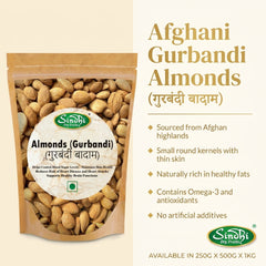 About Premium Gurbandi Badam, intense-flavoured Afghan almonds by Sindhi Dry Fruits