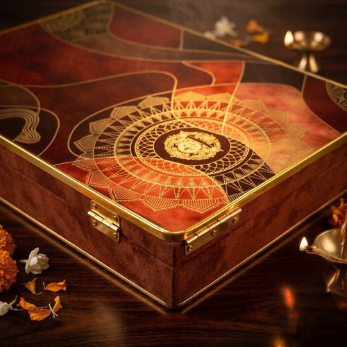 Sindhi Mandala Heritage Gift Box — front pack