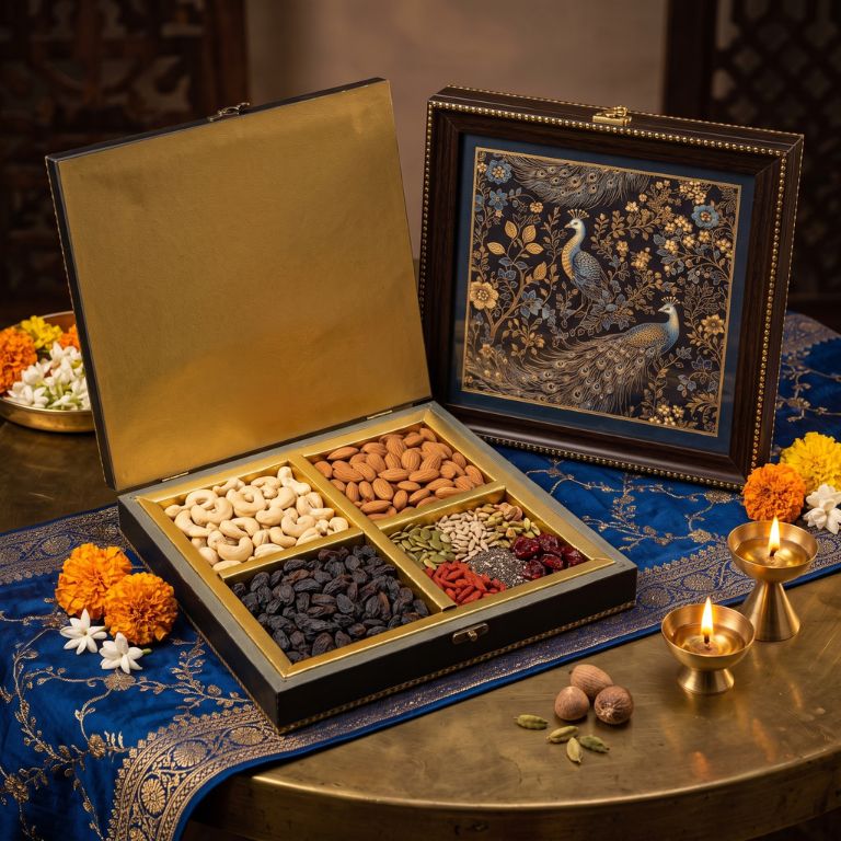 Premium Dry Fruits Gift Box Pistachio Almonds Raisins Cashews — additional view 2