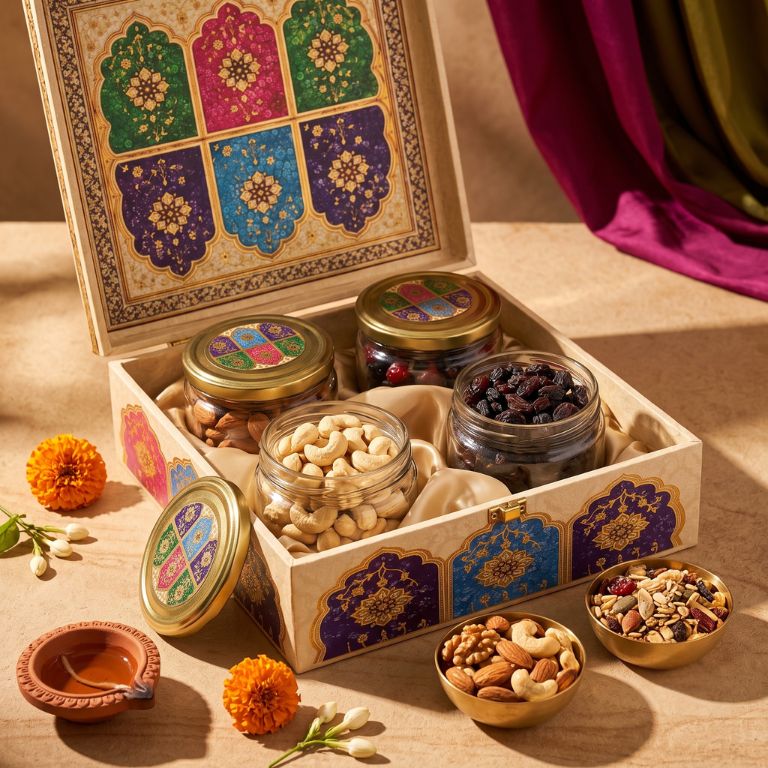 Dry Fruits Gift Box Cashews Seeds Almonds Raisins — additional view 2