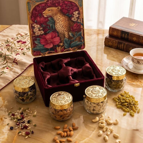 Gourmet Dry Fruits Gift Box Six Varieties with Seeds — front pack