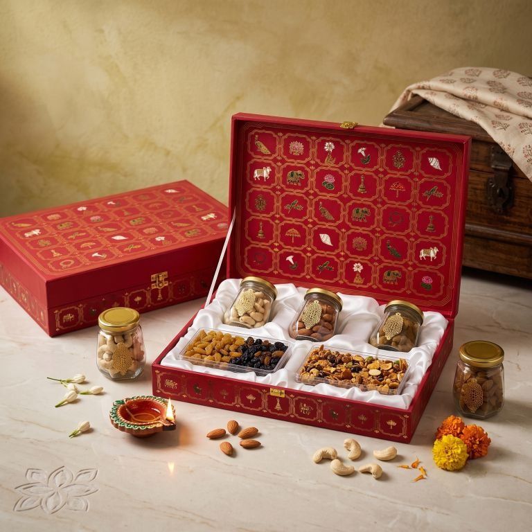 Sindhi Heritage Dry Fruits & Baklawa Gift Box — additional view 2