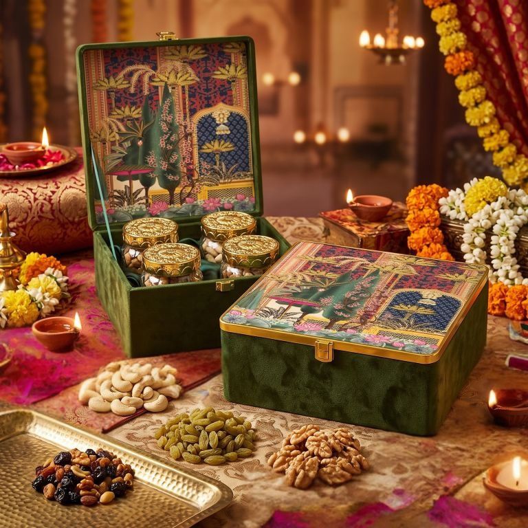 Classic Dry Fruits Gift Box Cashews Almonds Seeds Raisins — additional view 2