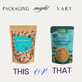 Sindhi Dry Fruits Salted Nut Snack, Roasted Kaju 80g, Roasted Almond 80g and Salted Pista 200g, Light Health Boost for Office Snacking, 360g, Pack of 3