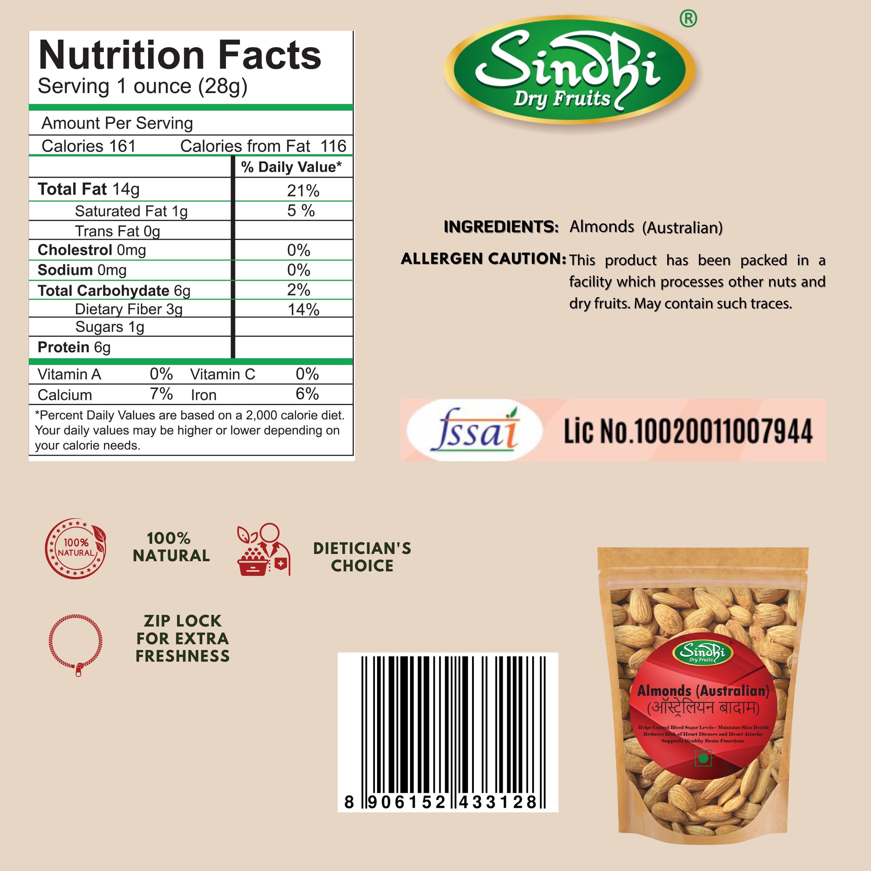Australian Sonora Almonds, Premium Pack