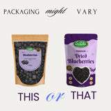 Nutri-Berry Shot, Dried Cranberries100g and Dried Blueberries100g and Hazelnuts100g, Total 300g Pack of 3