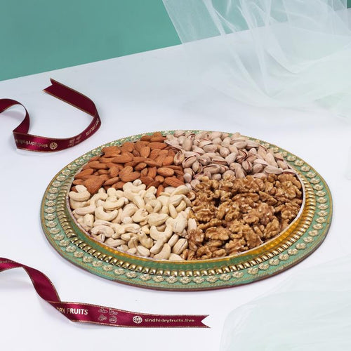 Grand Gourmet Four-Nut Deluxe Tray, 1 Kg Net Contents