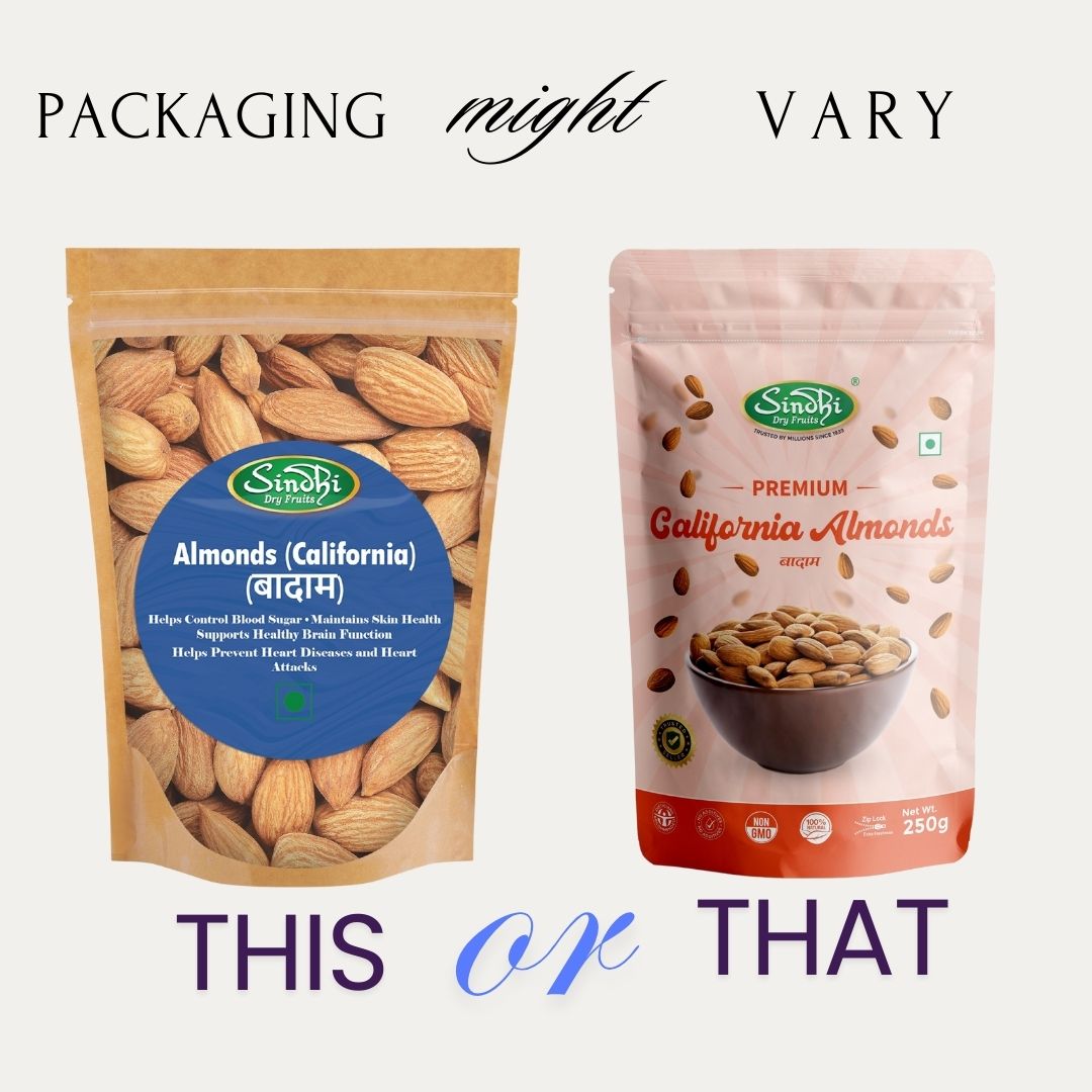 Fitness Pair Pack, Chia Seeds 250g and California Almonds 250g, Omega-3 Protein Boost for Smoothies, 500g, Pack of 2