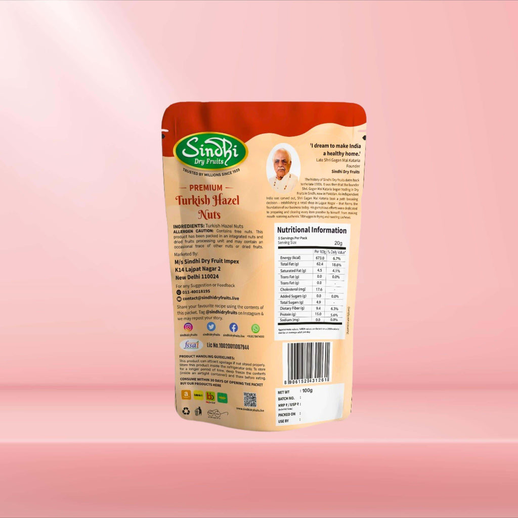 Premium Turkish Hazelnuts – Rich, Chocolatey & Naturally Crunchy