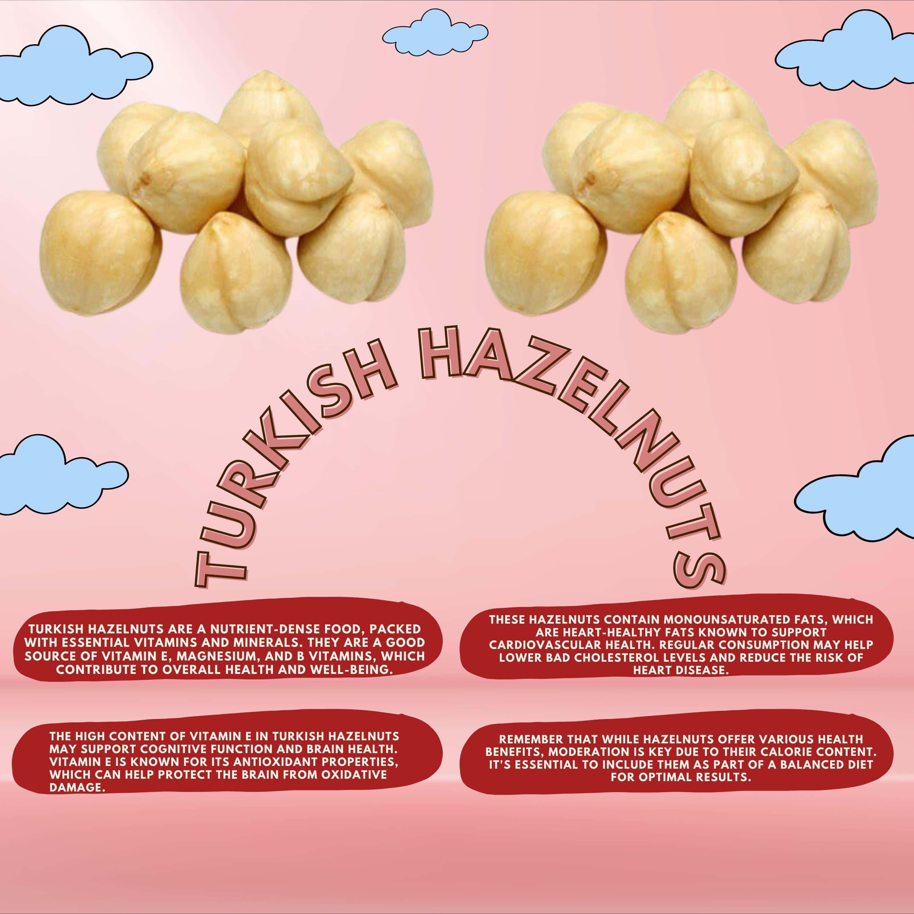 Premium Turkish Hazelnuts – Rich, Chocolatey & Naturally Crunchy