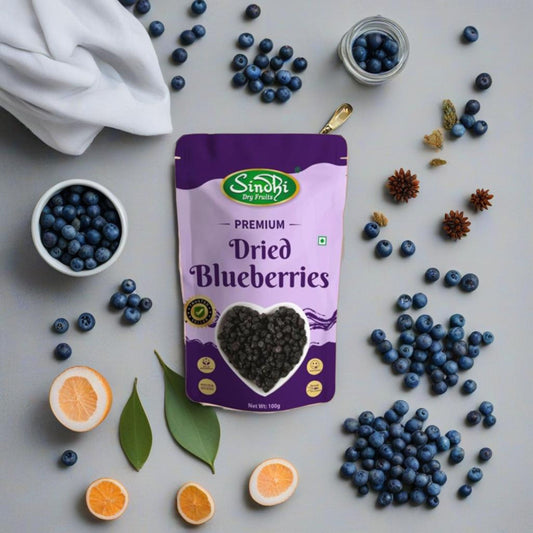 Blueberries Dried, Premium Pack 100g 3000