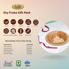 Regal Five-Nut & Fruit Gourmet Tray, 1.25 Kg Net Contents