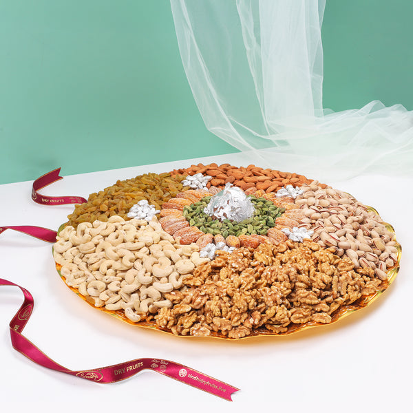 प्रीमियम गिफ्ट ट्रे, 2.5 किग्रा शुद्ध सामग्री