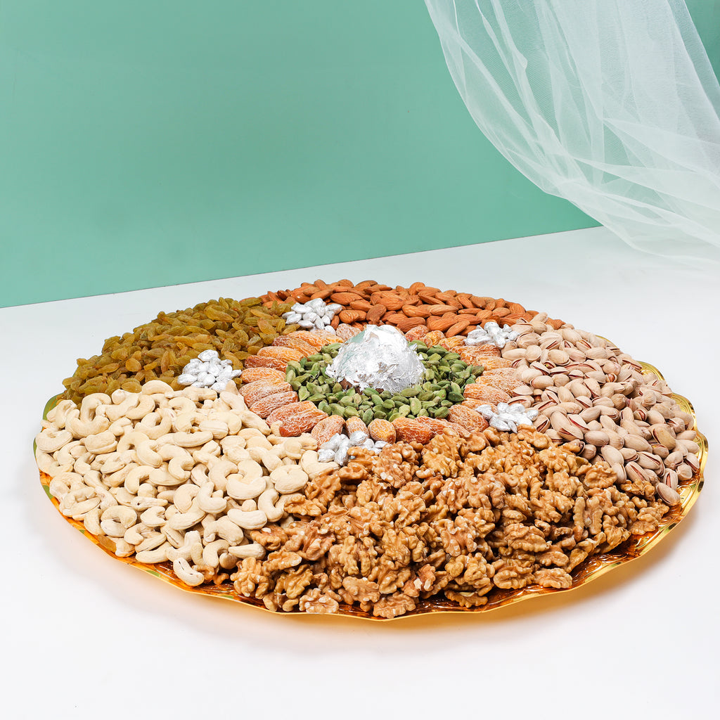 प्रीमियम गिफ्ट ट्रे, 2.5 किग्रा शुद्ध सामग्री