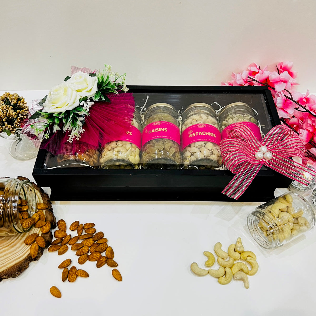 Diwali Gift Hamper Containing Dry fruits and Assorted Edibles