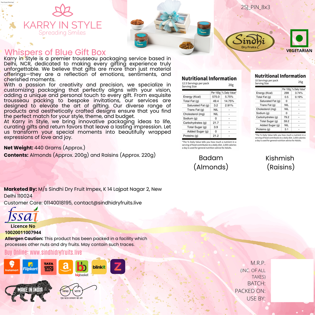 Premium Gift Hamper, 420g Net Contents