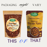 Exotic Delight Mix, Turkish Apricots 200g and Pecan Nuts 100g and Akhrot Giri 150g, Luxurious Gourmet Gifting Mix, 450g, Pack of 3