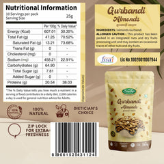 Seeds and Almonds Pack, Mixed Seeds with Dry Fruits 250g and Badam Gulbandi 250g, Classic Energy and Wellness Combo, 500g, Pack of 2