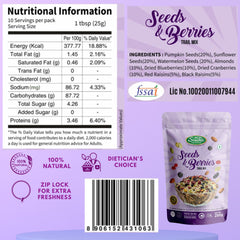 Seeds and Almonds Pack, Mixed Seeds with Dry Fruits 250g and Badam Gulbandi 250g, Classic Energy and Wellness Combo, 500g, Pack of 2