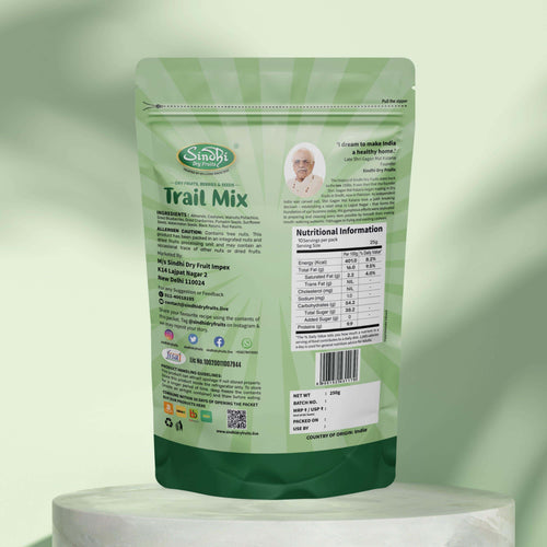 Dry Fruit Trail Mix 250g – premium nuts seeds and berries blend for energy