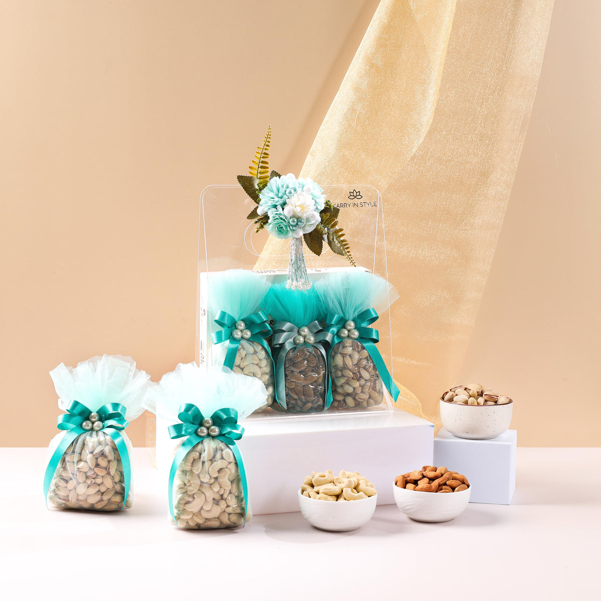 Premium Gift Hamper Containing Dry Fruits