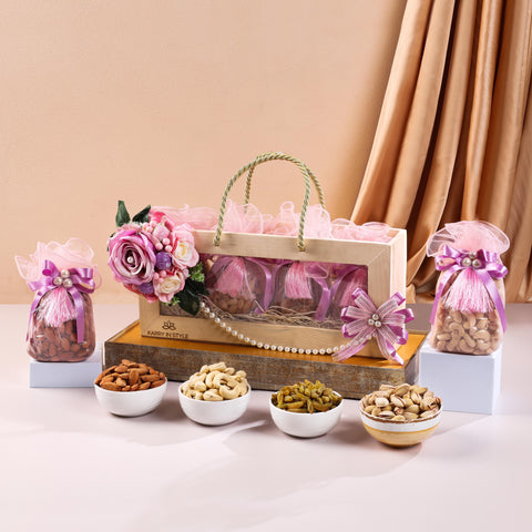 Premium Gift Hamper Containing Dry Fruits