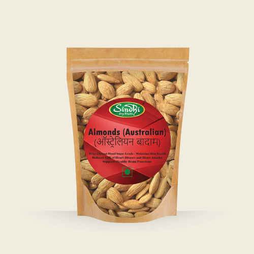 Premium Sonora Almonds front of pack – Australian badam, rich in protein
