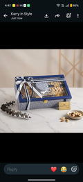 Festive Dry Fruits Gift Hamper with Almonds, Cashews & Baklawa — front pack