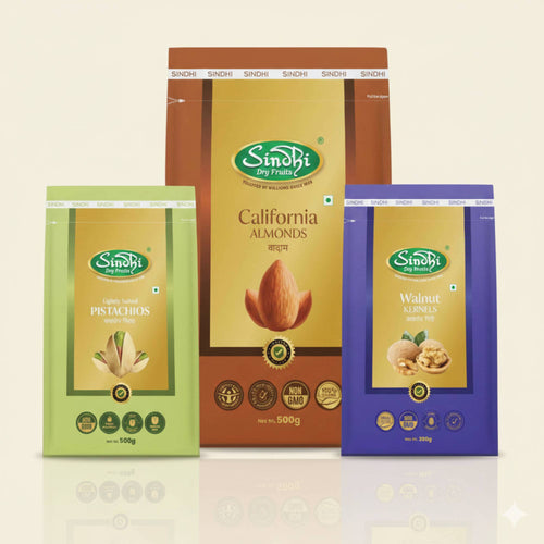 Premium protein trio – almonds, pista & akhrot giri 1.25kg, front of pack